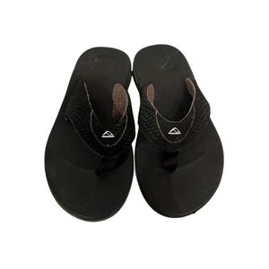 Reef Men's Rover Flip-Flop Sandals Black 10M Summer beach surf resort‎ vacation